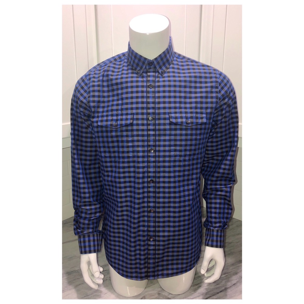 Express Mens Fitted Dress Shirt Medium M 15 EUC